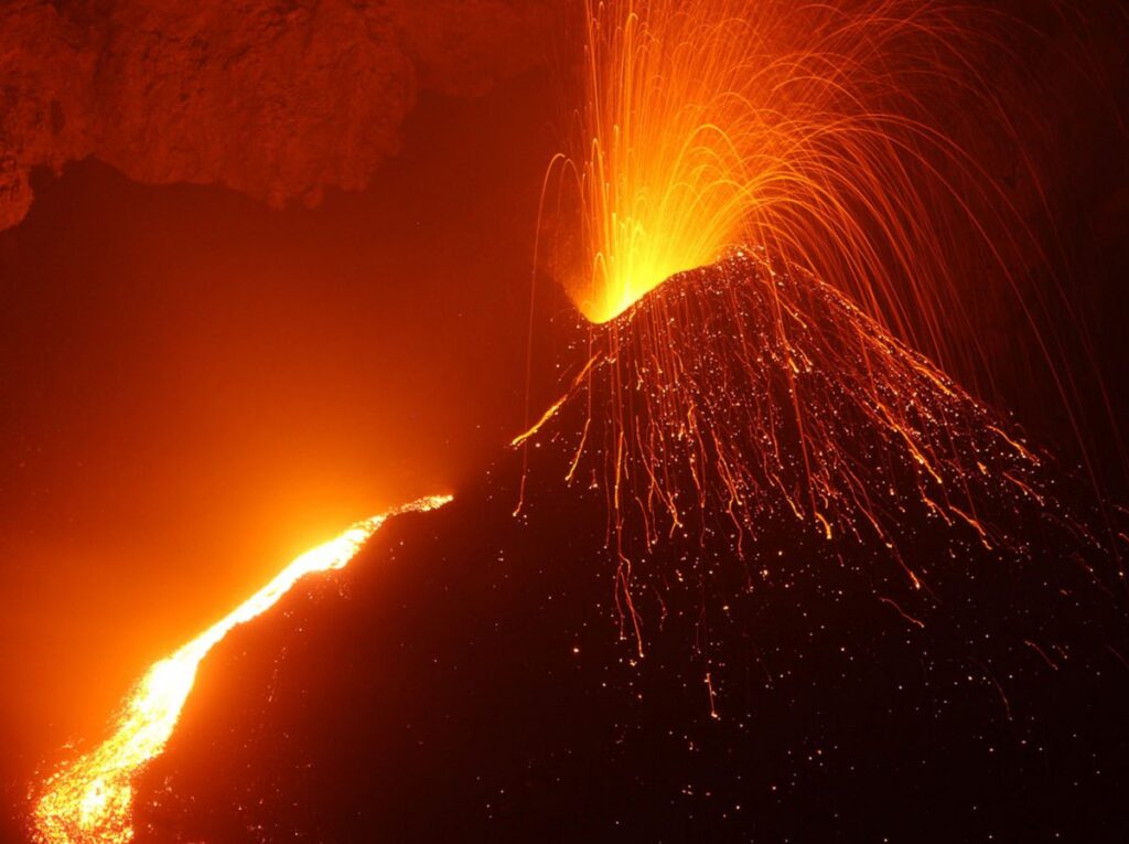 Paesaggio vulcanico all’interno dell’Etna